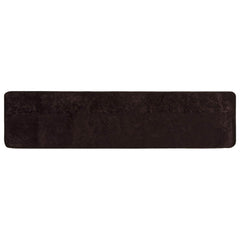 vidaXL Rug Runner MARSA Anthracite 80 x 450 cm Polyester and PVC 2