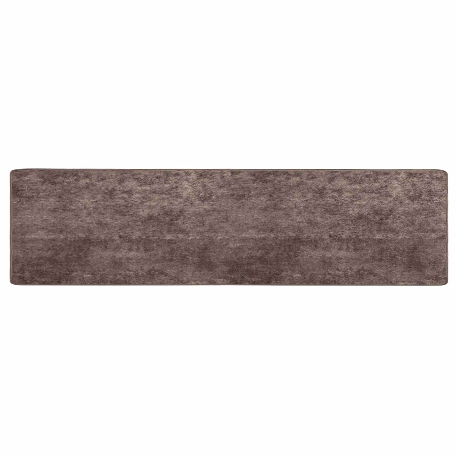 vidaXL Rug Runner MARSA Grey 80 x 400 cm Polyester and PVC 2