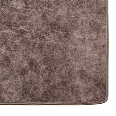 vidaXL Rug Runner MARSA Grey 80 x 450 cm Polyester and PVC 5