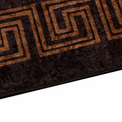 vidaXL Rug Runner MARSA Black 50 x 350 cm Polyester and PVC 3