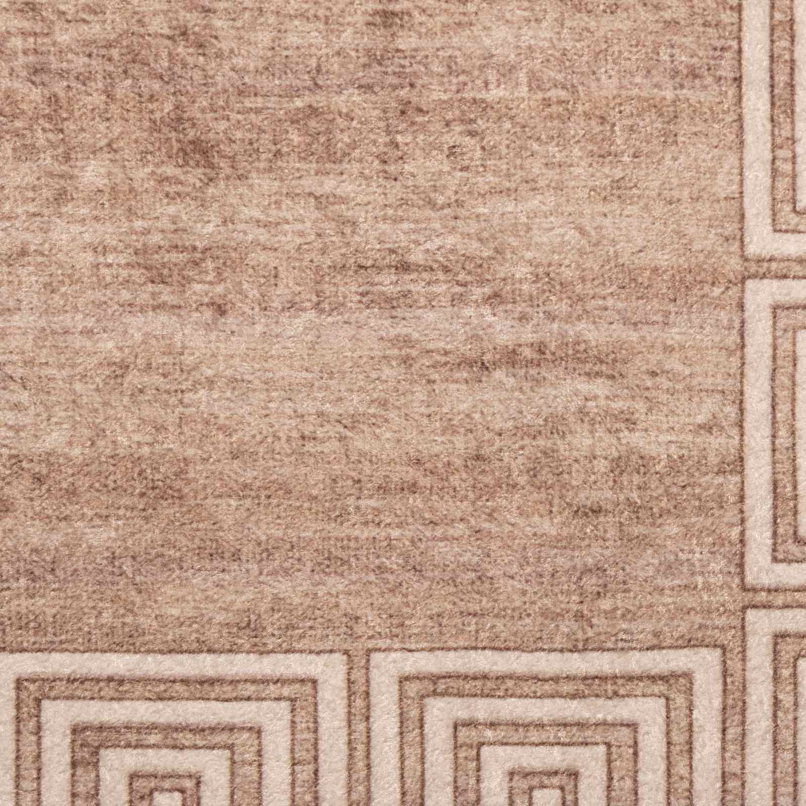 vidaXL Rug Runner MARSA White 80 x 400 cm Polyester and PVC 6