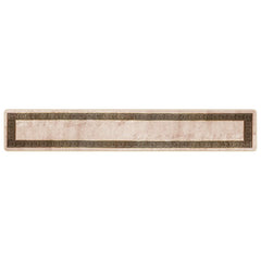 Rug Runner MARSA Beige and Black Polyester and PVC, image 2