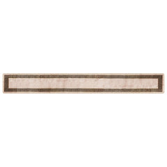 vidaXL Rug Runner MARSA Black 50 x 400 cm Polyester and PVC 2