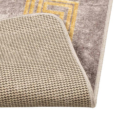 vidaXL Rug Runner MARSA Grey 50 x 350 cm Polyester and PVC 4