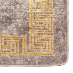 vidaXL Rug Runner MARSA Grey 80 x 400 cm Polyester and PVC 5