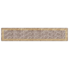 vidaXL Rug Runner MARSA Grey 80 x 400 cm Polyester and PVC 2