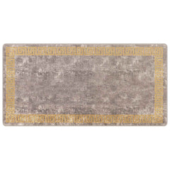 vidaXL Rug Runner MARSA Grey 100 x 200 cm Polyester and PVC 2