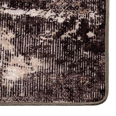 vidaXL Rug Runner MARSA Black 50 x 350 cm Polyester and PVC 5
