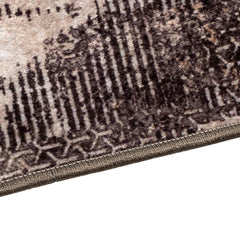 vidaXL Rug Runner MARSA Black 80 x 400 cm Polyester and PVC 3