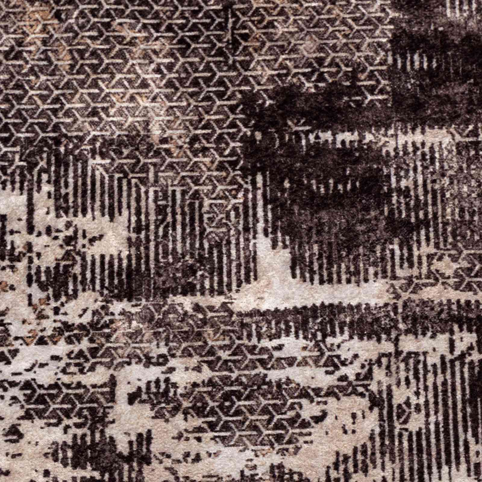 vidaXL Rug Runner MARSA Black 80 x 400 cm Polyester and PVC 6
