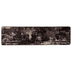 vidaXL Rug Runner MARSA Black 80 x 400 cm Polyester and PVC 2