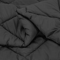 vidaXL Summer Duvet 220 x 240 cm Summer 200 gsm Anthracite 5