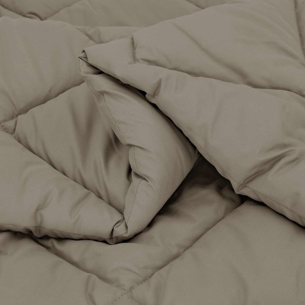 vidaXL Summer Duvet 240 x 200 cm Summer 200 gsm Light Grey 5