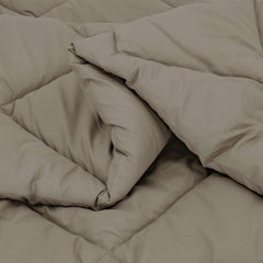 vidaXL Summer Duvet 240 x 200 cm Summer 200 gsm Light Grey 5
