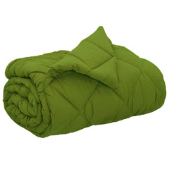 vidaXL Full Year Duvet Green 200 x 200 cm Microfiber 2