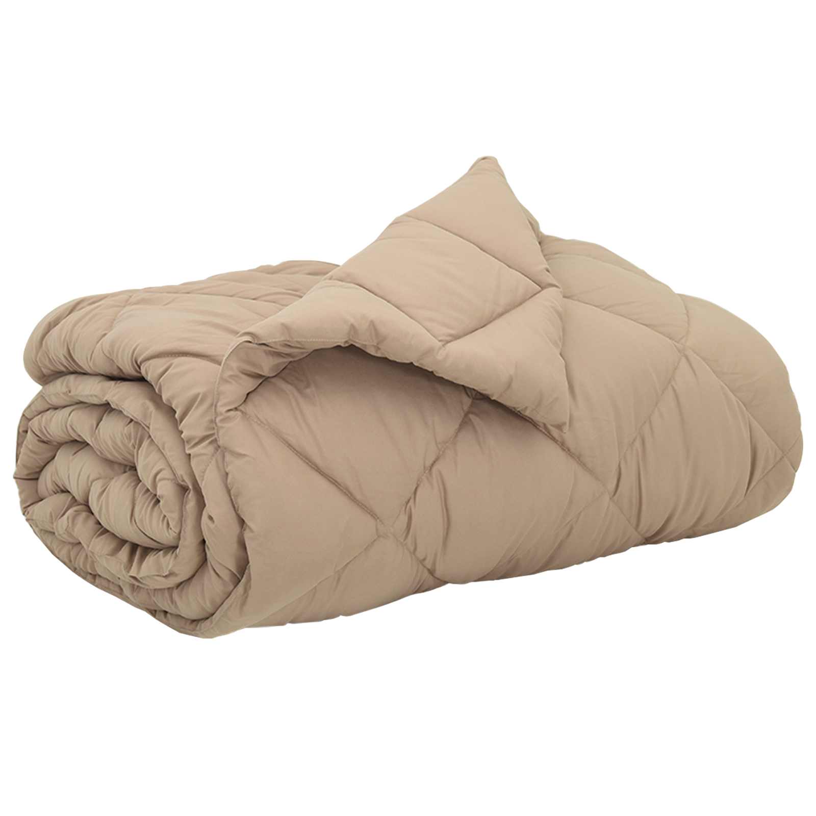 vidaXL Full Year Duvet 220 x 240 cm 300 gsm Taupe 2