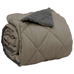 vidaXL Full Year Duvet Light Grey and Anthracite 200 x 200 cm 5
