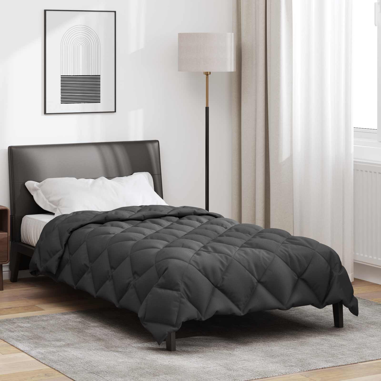 vidaXL Winter Duvet 155 x 220 cm 450 gsm Microfiber (100% Polyester) 1