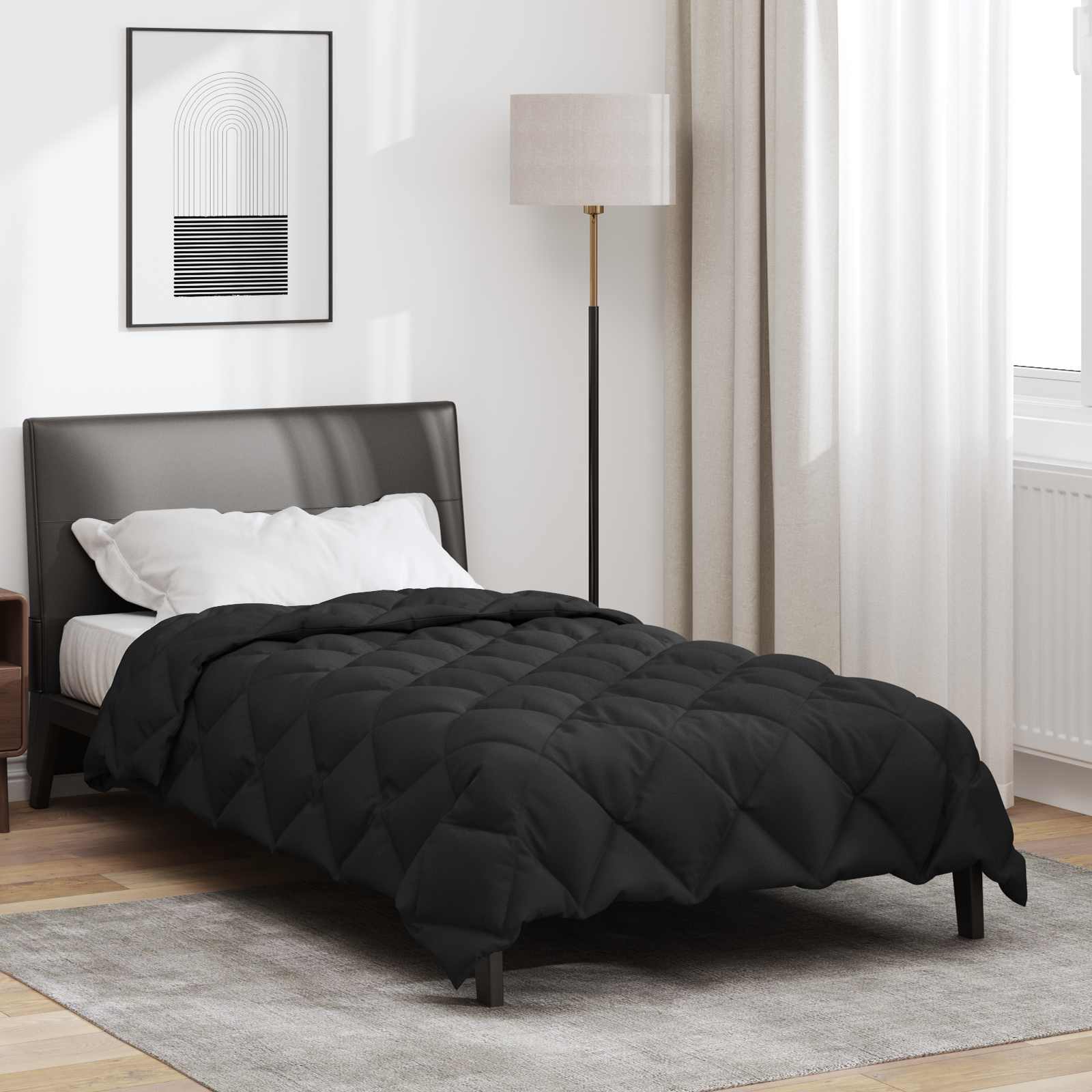 vidaXL Winter Duvet 155 x 200 cm 450 gsm Microfiber (100% Polyester) 1