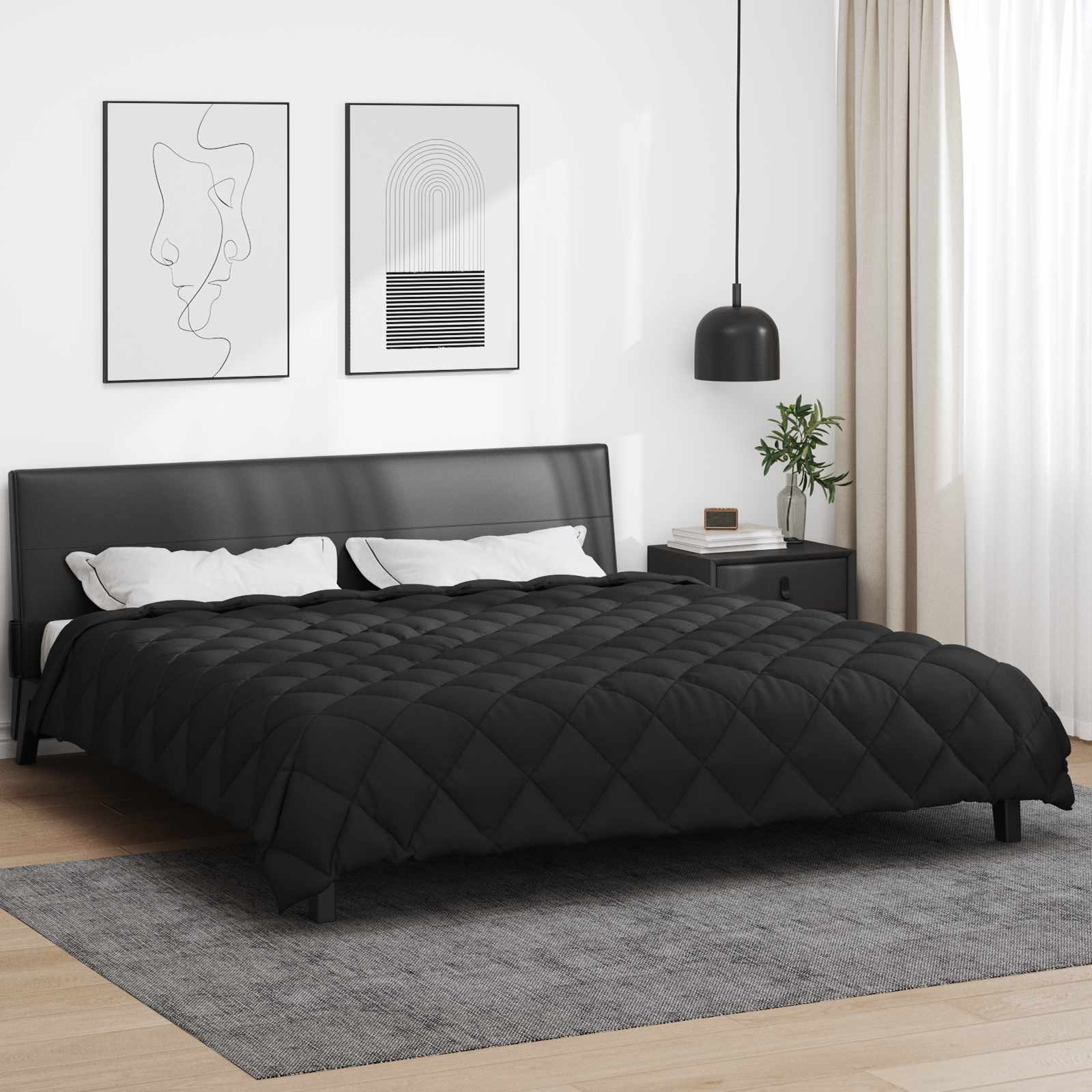 vidaXL Winter Duvet 240 x 260 cm 450 gsm Microfiber (100% Polyester) 1