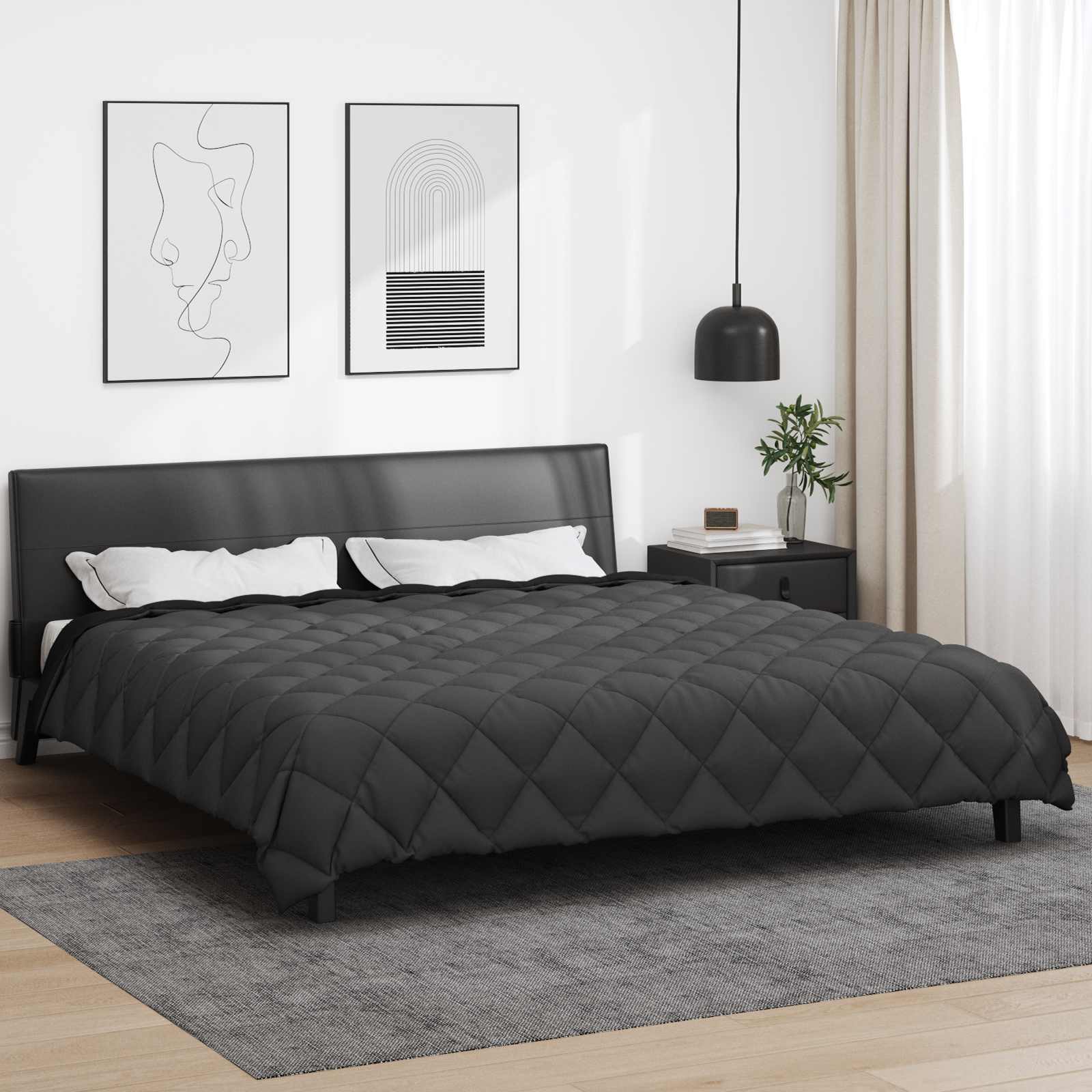 vidaXL Winter Duvet 200 x 220 cm 450 gsm Microfiber (100% Polyester) 1