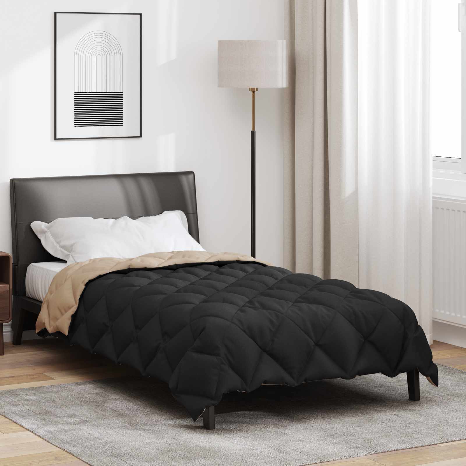 vidaXL Winter Duvet 155 x 200 cm 450 gsm Microfiber (100% Polyester) 1