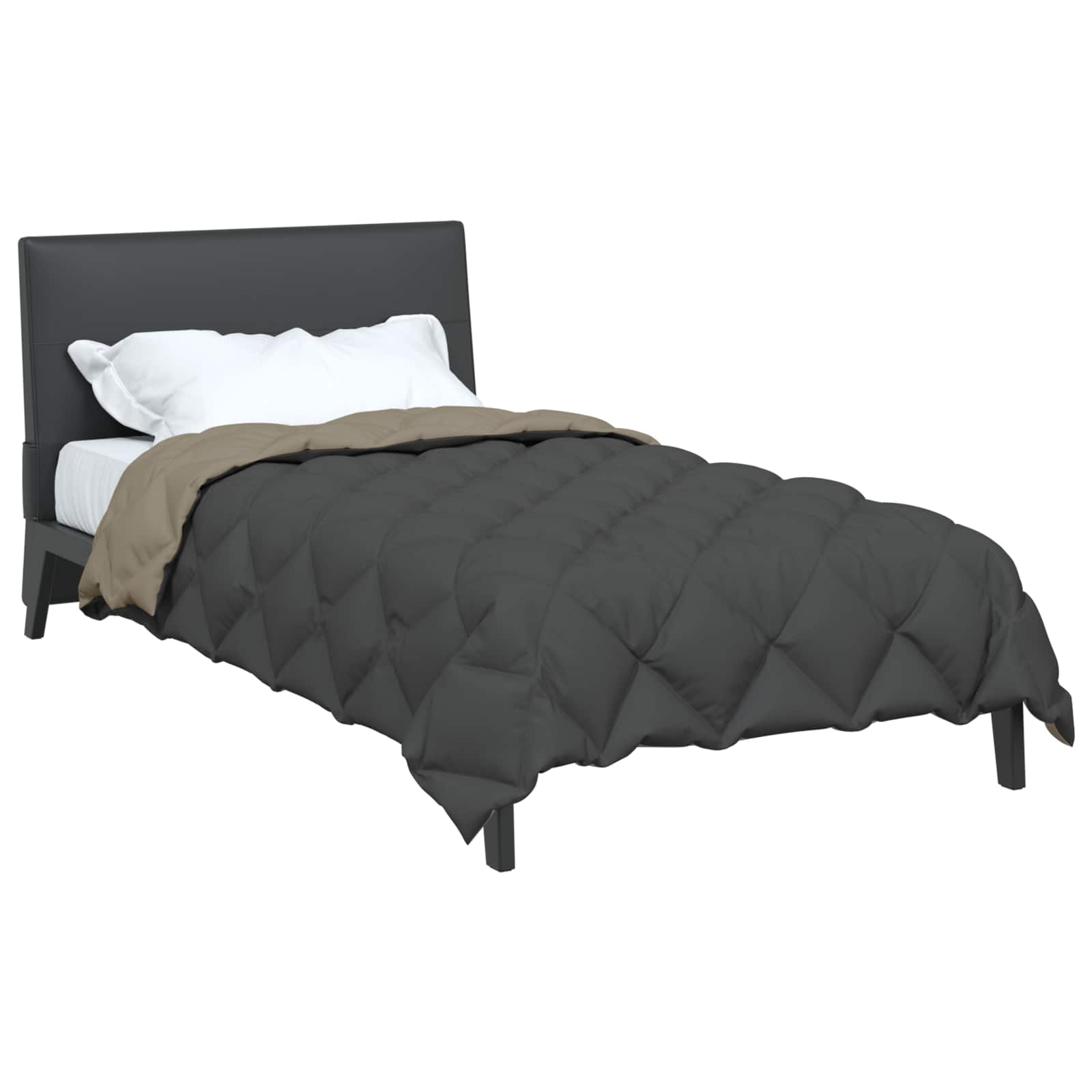 vidaXL Winter Duvet 155 x 200 cm 450 gsm Microfiber (100% Polyester) 3