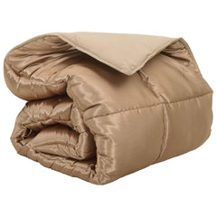 vidaXL Winter Duvet 135 x 220 cm 450 gsm Gold 2