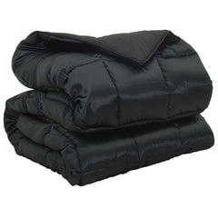 vidaXL Winter Duvet 135 x 200 cm 450 gsm Black 2