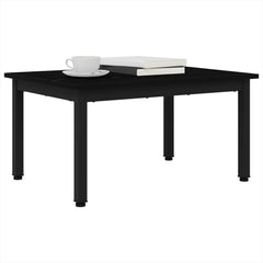 Coffee Table 70 x 50 x 36 cm Engineered Wood Black oak