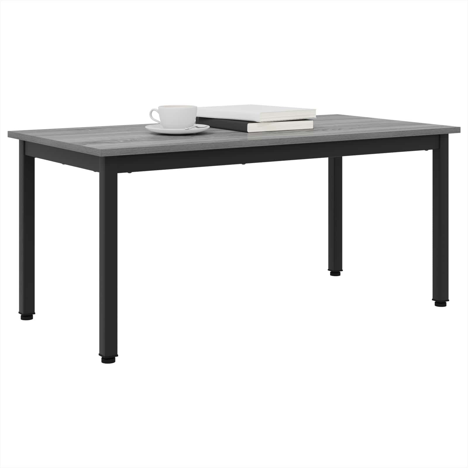 vidaXL Coffee Table Grey Sonoma 100 x 50 x 45 cm Engineered Wood 3