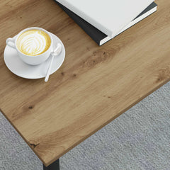 vidaXL Coffee Table Artisian Oak 100 x 50 x 45 cm Engineered Wood 4