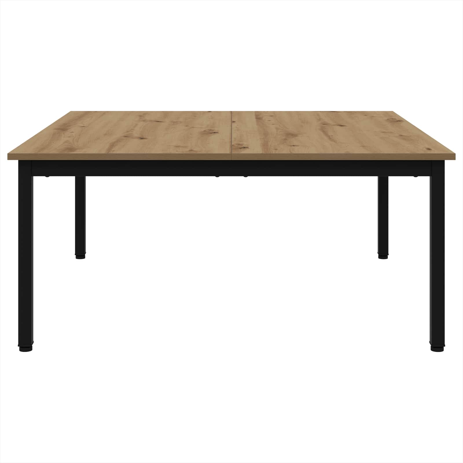 vidaXL Coffee Table Artisian Oak 100 x 100 x 45 cm Engineered Wood 5