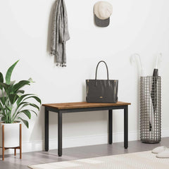 vidaXL Bench Old Wood 80 x 35 x 45 cm Engineered Wood 4