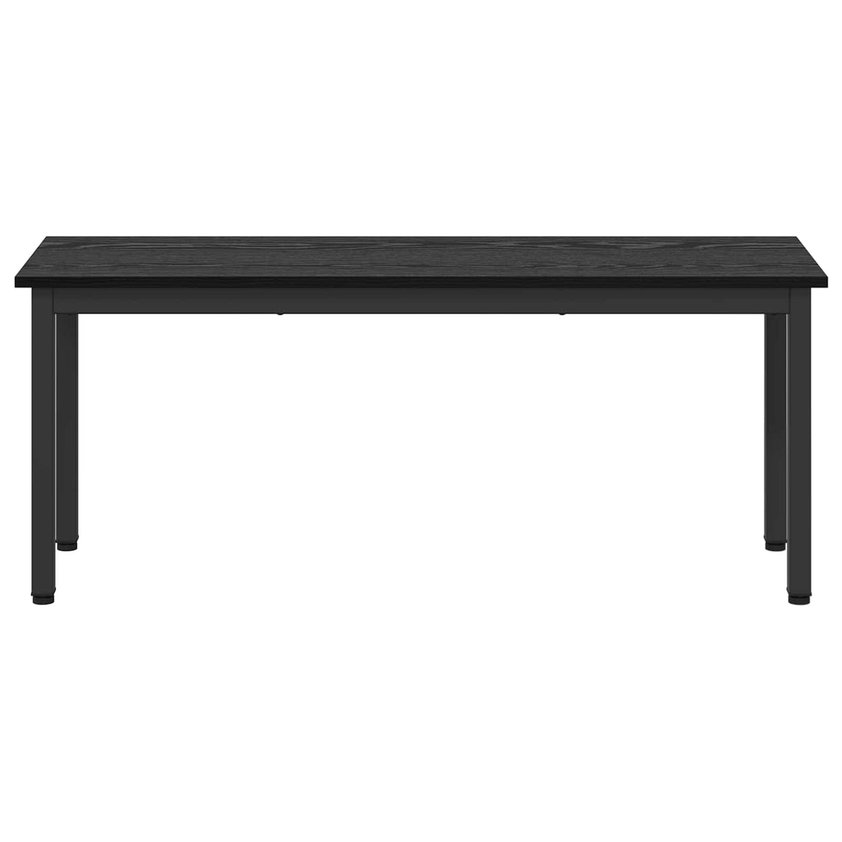 Bench Engineered Wood 110 x 35 x 45 cm Black oak