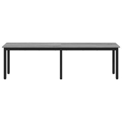 vidaXL Bench Grey Sonoma 160 x 35 x 45 cm Engineered Wood 5