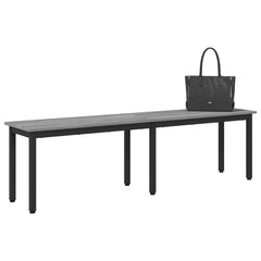 vidaXL Bench Grey Sonoma 160 x 35 x 45 cm Engineered Wood 3