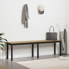 vidaXL Bench Artisian Oak 160 x 35 x 45 cm Engineered Wood 4