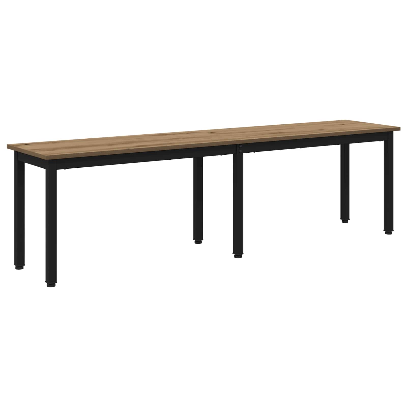 vidaXL Bench Artisian Oak 160 x 35 x 45 cm Engineered Wood 2