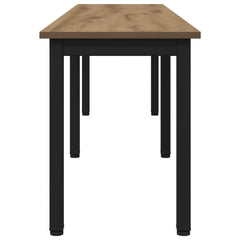 vidaXL Bench Artisian Oak 160 x 35 x 45 cm Engineered Wood 6