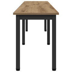 vidaXL Bench Artisian Oak 200 x 35 x 45 cm Engineered Wood 6
