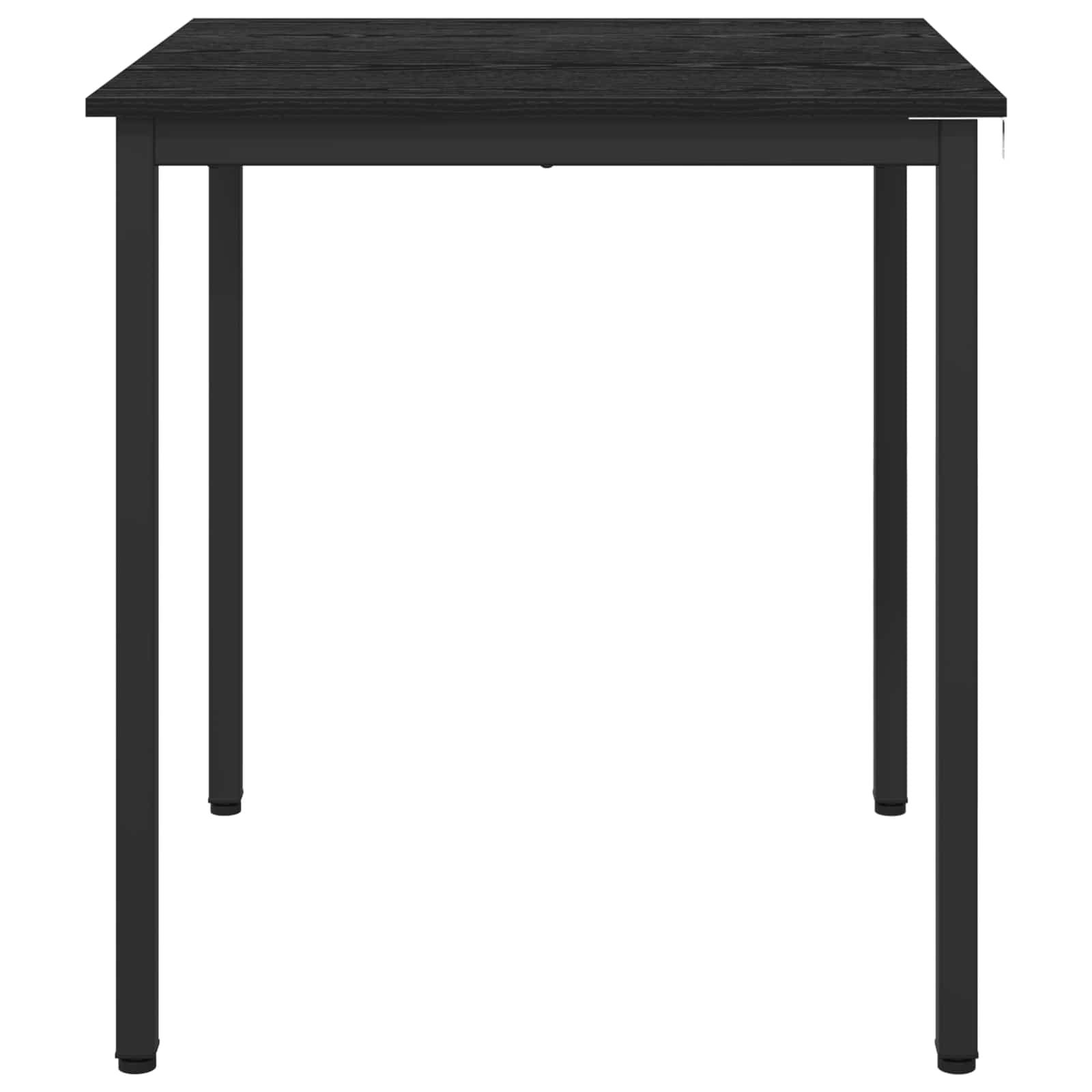 vidaXL Dining Tables 70 x 70 x 75 cm Engineered Wood Black Oak Square 5