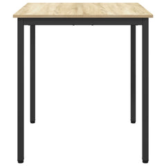 vidaXL Dining Tables 70 x 70 x 75 cm Engineered Wood Sonoma Oak Square 6
