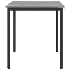 vidaXL Dining Tables 70 x 70 x 75 cm Engineered Wood Grey Sonoma 5