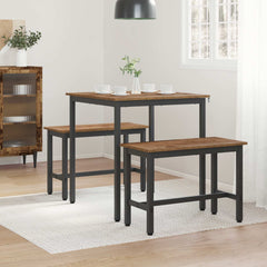 vidaXL Dining Tables 70 x 70 x 75 cm Engineered Wood Oak Wood Square 4