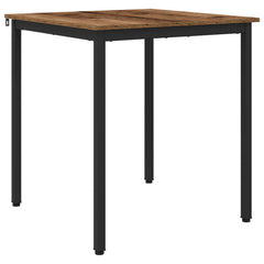 vidaXL Dining Tables 70 x 70 x 75 cm Engineered Wood Oak Wood Square 2