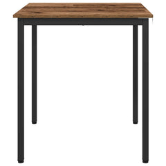 vidaXL Dining Tables 70 x 70 x 75 cm Engineered Wood Oak Wood Square 5