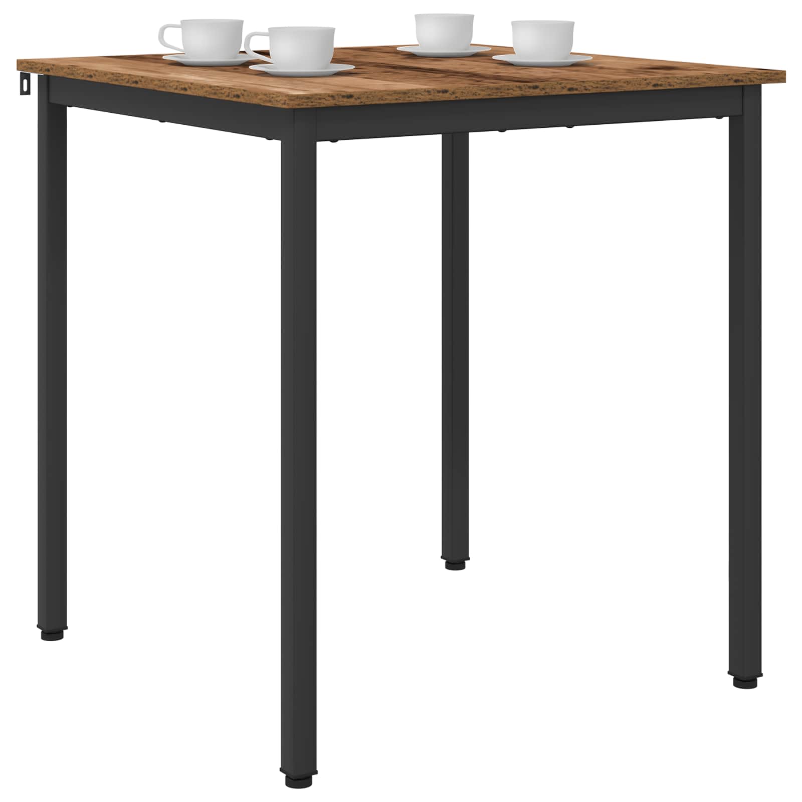 vidaXL Dining Tables 70 x 70 x 75 cm Engineered Wood Oak Wood Square 3