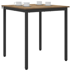 vidaXL Dining Tables 70 x 70 x 75 cm Engineered Wood Artisan Oak 3