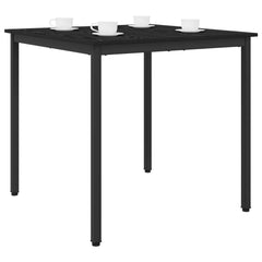 Dining Tables Engineered Wood Black oak 80 cm 80 cm